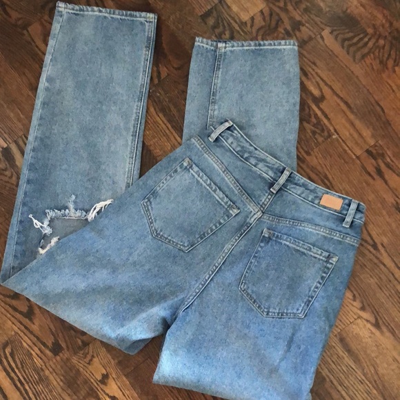 Simple Society Destroyed High Waisted Jeans - Picture 8 of 15